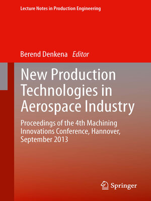 cover image of New Production Technologies in Aerospace Industry